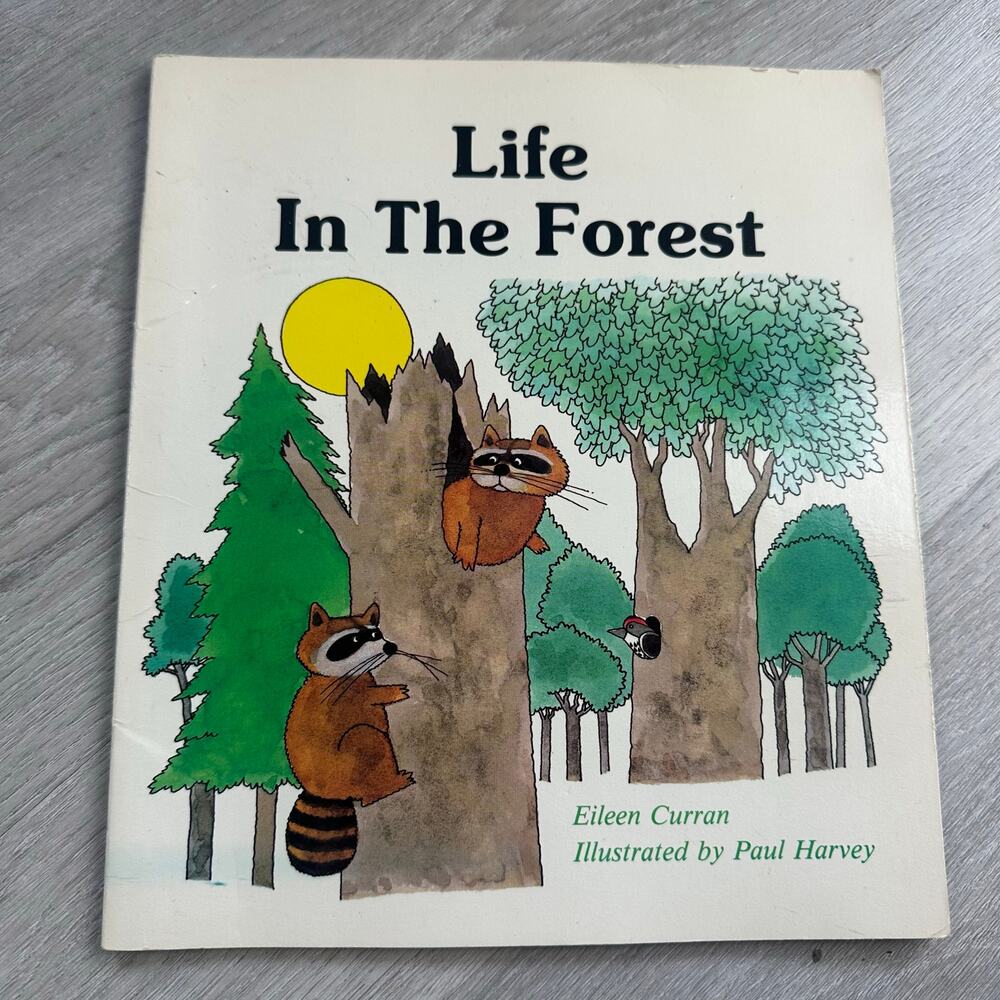 Life in the Forest Eileen Curran Paul Harvey Vintage Book 1985 Troll Associates